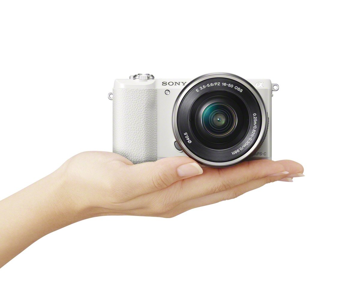 Sony a5100 1650mm Mirrorless Digital Camera with 3Inch Flip Up LCD (White) Buy Online in UAE