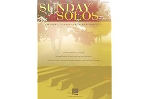 Sunday Solos for Piano Preludes Offertories Postludes | Worship Piano Sheet Music for Church | Inspirational Sacred Piano Solo Arrangements Songbook | Intermediate Piano Music bBoks, Church Music