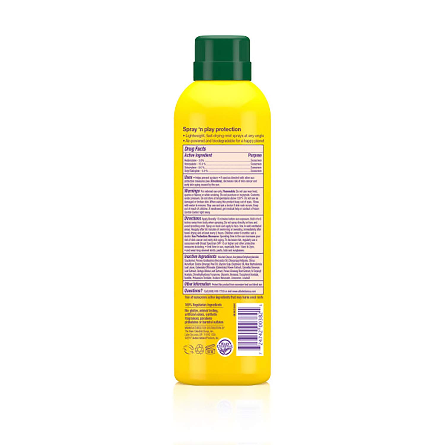 Alba Botanica Fragrance Free Clear Spray Sensitive SPF 50 Sunscreen, 6 oz.: Beauty