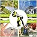 VicTsing 2nd Version Garden Hose Nozzle, 9 Patterns Heavy-Duty Spray Nozzle with 10 Washers, High Pressure and Slip Resistant TPR Cover for Garden Life