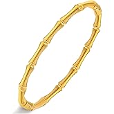oiasse Gold Bracelet for Women, 18K Gold Titanium Steel Butterfly Cross Clover Heart Snake Bracelets Gifts for Women Teen