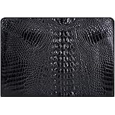 CLARA Crocodile Pattern Clutch Purse Oversized PU Leather Envelope Clutch Evening Handbag