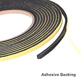 Sourcing Map Sealing Foam Tape 5mm x 3mm 4m Weather Stripping view 3