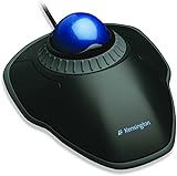 Kensington Orbit Optical Wired USB Trackball Mouse with Scroll Ring for PC and Mac - Black
