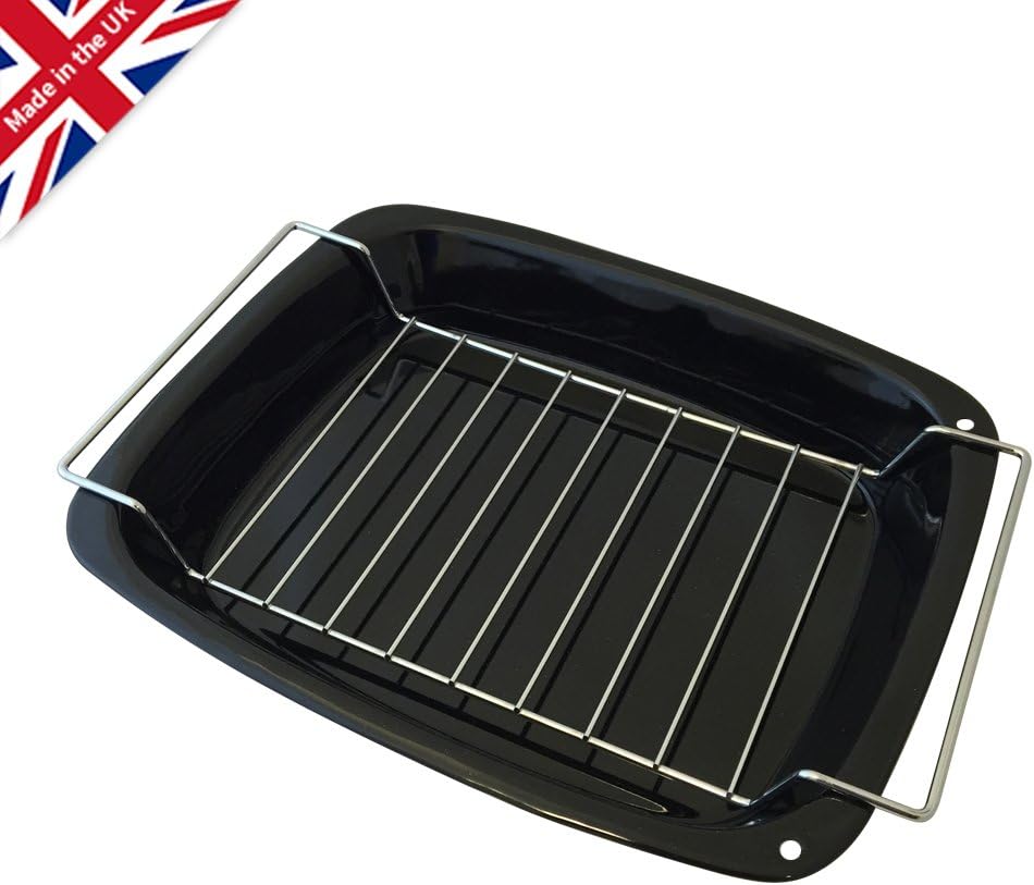Medium Roasting Pan with a Roasting Rack Amazon.co.uk Kitchen & Home