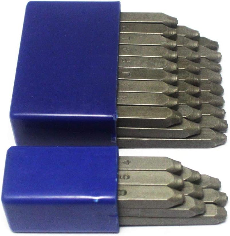 Oudtinz Number and Letter Stamp Set (36 Piece Punch Set/A-Z & 0-9) Industrial Grade Hardened Carbon Steel Metal - Image 4