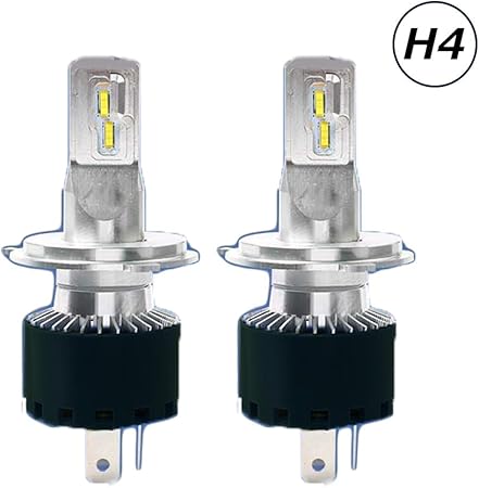 Amazon E Auto Fun正規品 新車検対応 Ledヘッドライトh4 Hi Lo 切替 韓国ソールcspチップ50w ルーメン6500kホワイト ミニぽん付けタイプ2本セットaws E4 H4w 車 バイク 車 バイク