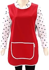 LINEN CLOSET Unisex Tabards with Pockets Chef Kitchen Aprons 65/35 Poly/Cotton view 4