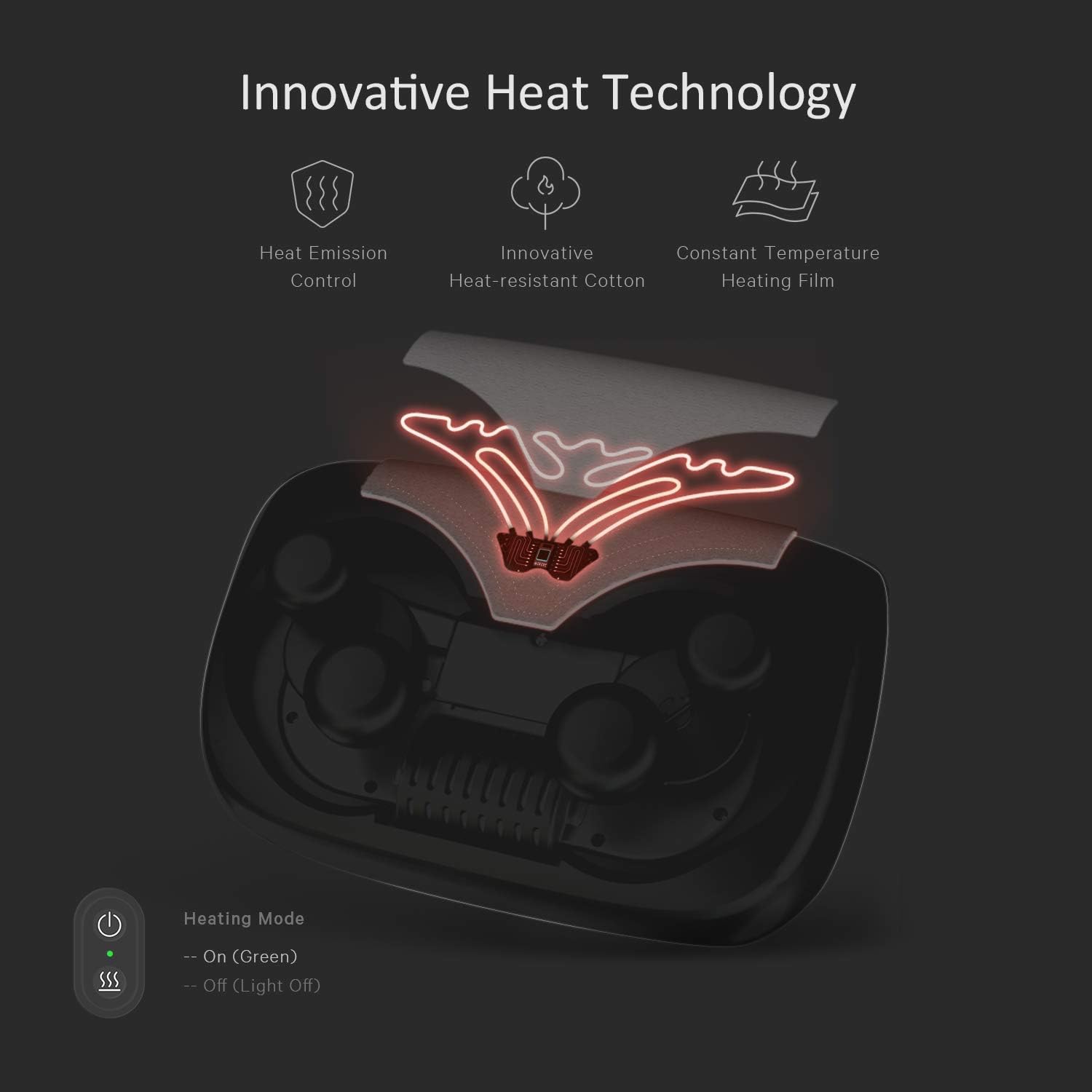 Shiatsu Neck and Back Massager Pillow - Kneading Massage with Heat, Deep Tissue Chair Massagers for Lower Back, Shoulders, Calf, Body, NAIPO oPillow Electric Massager with Cushion, Gifts for Men Women: Health & Personal Care