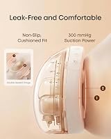 eufy Breast Pump S2 Pro Wearable Electric with Heated Massage view 4