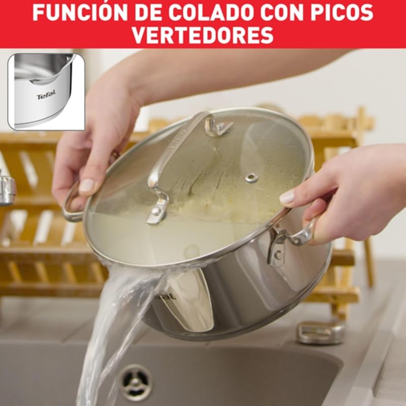 Duetto On - Conjunto de 3 Peças + 3 Acessórios, Aço Inoxidável