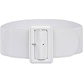 GRACE KARIN Women's Stretchy Belt 1950s 3 Inch Wide Elastic Belts