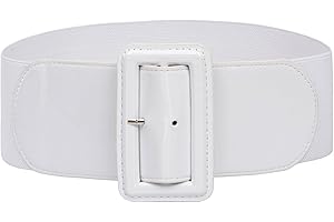 GRACE KARIN Women's Vintage Stretchy Belt Vintage 3 Inch Wide Elastic Belts