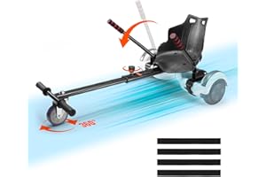 VEVOR Hoverboard Seat Attachment, Compatible with 6.5" 8" 8.5" 10" Hoverboards