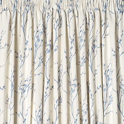Laura Ashley Pussy Willow Pencil Pleat Ready Made Curtains Off