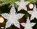 BANBERRY DESIGNS Star Christmas Ornaments - Pack of 12 Iridescent Star Shaped Xmas Ornaments - Star Decorations - Hanging Stars - Shatterproof Ornaments