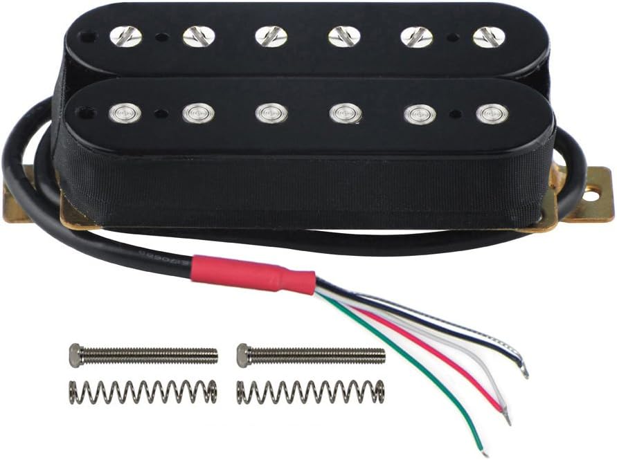 FLEOR Electric Guitar Humbucker Pickups Double Coil Guitar Bridge Pickup & Neck Pickups Set - Black, Neck+Bridge Pickup - Image 4