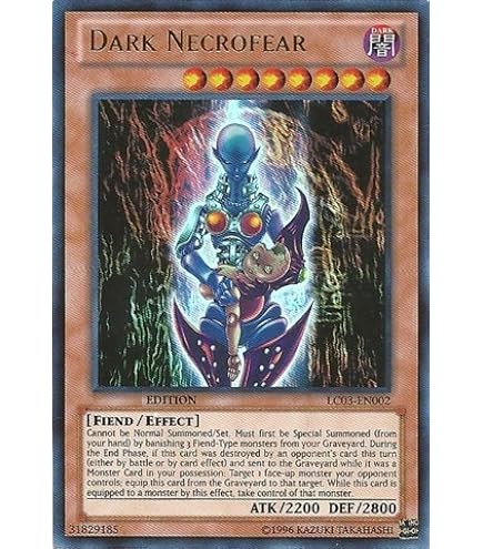 Amazon.com: Dark Necrofear (Red) - LDS3-EN002 - Ultra Rare - 1st