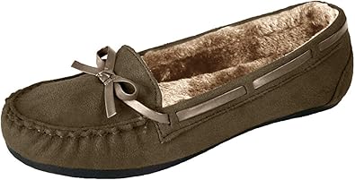 ladies moccasin style shoes