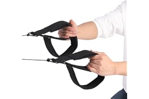ACKEIVTO Pilates Reformer Double Loop Handle Straps- PairExercise Equipment Accessories Compatible with Any Reformer