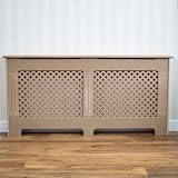 Vida Designs Oxford Radiator Cover Unfinished Medium H81.7 W112 D19cm view 3