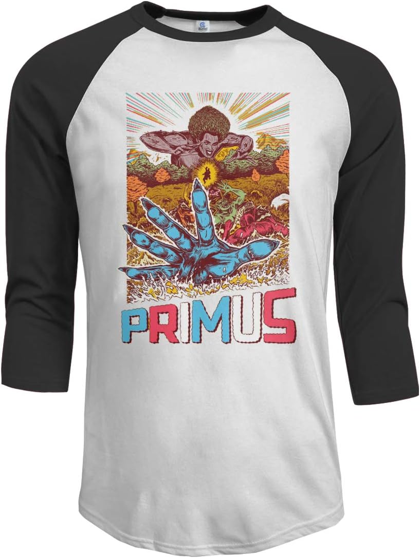 Motisure Primus Men's 3/4 Sleeve Raglan Baseball T Shirt Black