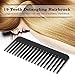 Large Wide Tooth Comb Hair Comb Detangling Hairbrush, Heat-resistant Anti-static Scalp Massage Styling Comb for Long, Wet or Curly Hair (Black)