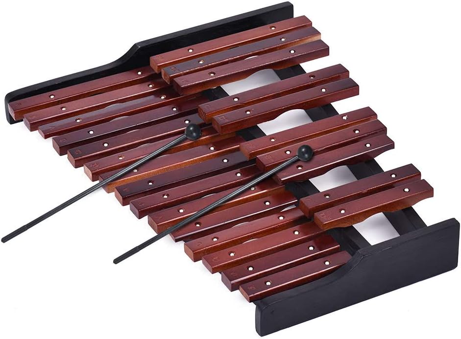 Diy Family Store Xylophone 25 Note Wooden Percussion Educational