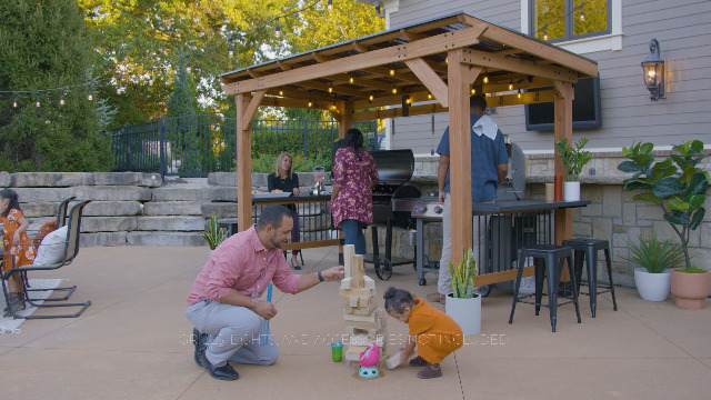 Backyard Discovery Saxony XL Grill Gazebo Review: Cedar Hardtop Pavilion with PowerPort image 24