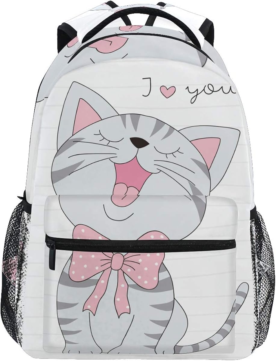 Cat Laptop Backpack, Travel Computer Bag for Women & Men