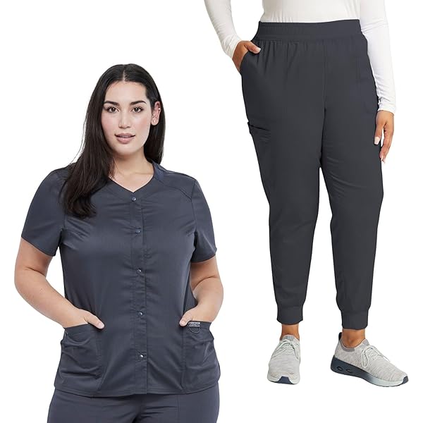 Amazon.com: Cherokee Scrub Set for Women Modern Classic fit with 2
