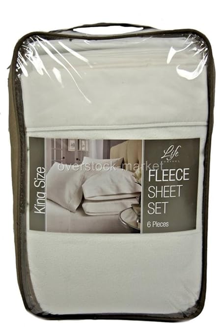 Life Comfort Fleece Bedding Set Of 6 Pieces 180 Cm Amazon Co Uk