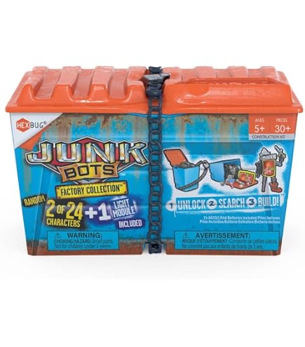 Amazon.com: HEXBUG JUNKBOTS - Alley Dumpster Kit - Surprise Alien