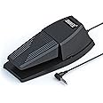 Sustain Pedal for Keyboard,Universal Sustain Pedal with Polarity Switch Compatible with Most Digital Pianos, Yamaha, Casio and MIDI Keyboards(Black)