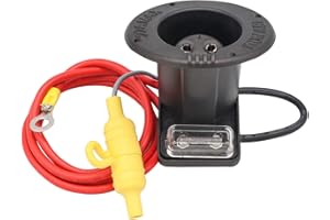 DRIVE-UP 48V Golf Cart Charger Receptacle Charger Plug for Club Car DS Modes, Golf Cart Charging Port with Cord and Club Car Plug OEM 101828901 101802101