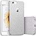 ERAGLOW iPhone 7 Case,iPhone 8 case, iPhone 7 8 Back Cover Shinning Protective Bumper Sparkle Bling Glitter Case for 4.7 inches iPhone 7 & 8(Silver)