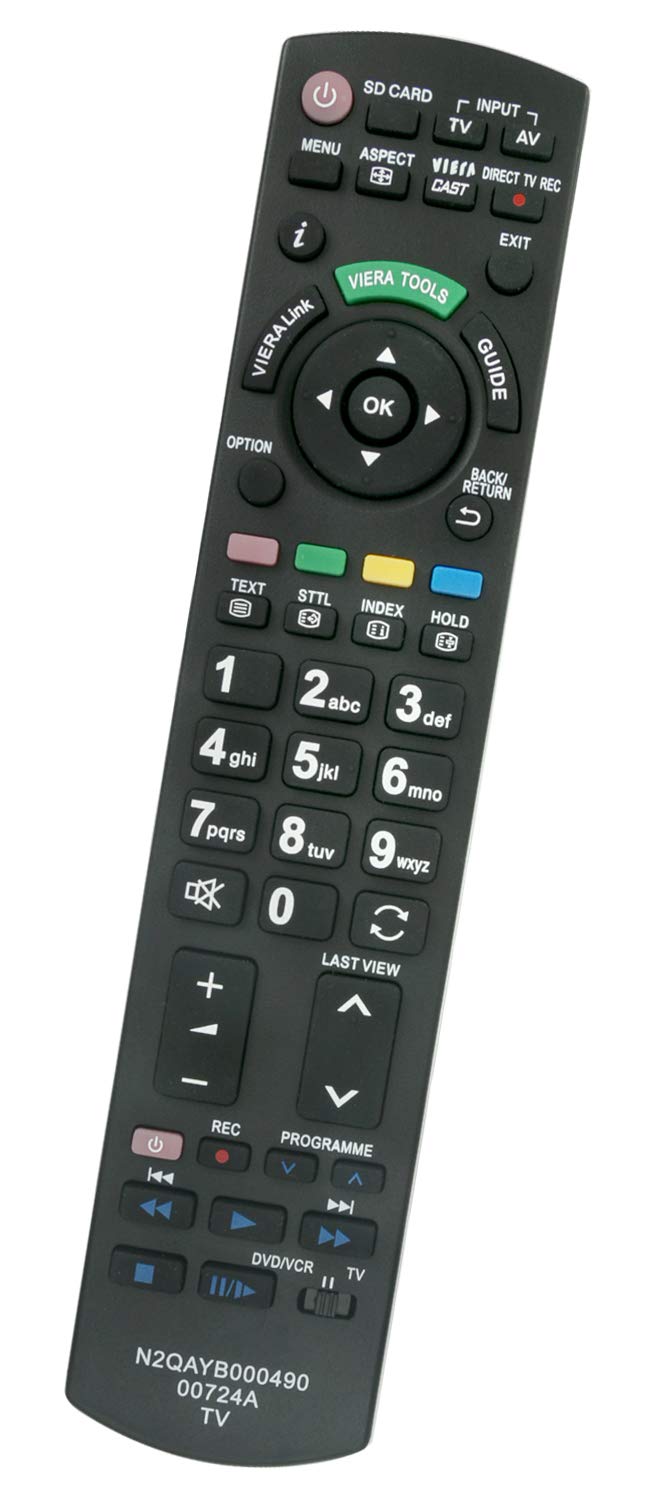 ALLIMITY N2QAYB000353 N2QAYB000490 Remote Control Replacement for Panasonic Viera TV TX-L42E30E TX-L42V20E TX-LF42G20S TX-P42G15B TX-P42V10 TX-P50V10E TX-PF42G30E TX-PF50G30 TX-L32E30E TX-L32V10E