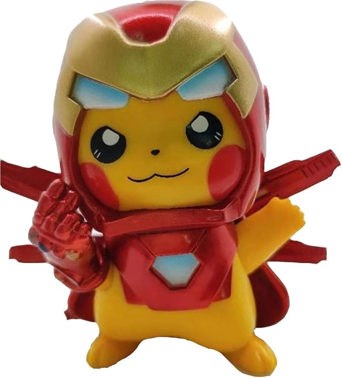 pikachu iron man figure