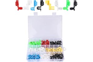 Lot de 120 clips de verrouillage de porte de voiture en plastique, 4 tailles de clips d'installation avec boîte pour fixation
