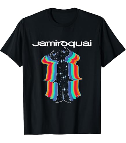 Amazon.com: Jamiroquai Official Cosmic Girl Buffalo Logo T-Shirt