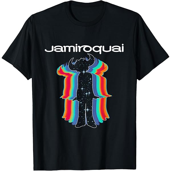 jamiroquai カラフルキャラクター Tシャツ Sサイズ Amazon.com: Jamiroquai Men's Buffalo Gradient Slim Fit T-Shirt