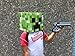 8 Bit Pixelated Black Stone Foam Gun Toy 10