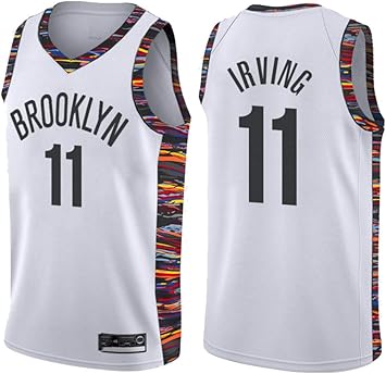 Hombre Mujer Ropa de Baloncesto NBA Nets 11# Irving Jersey ...