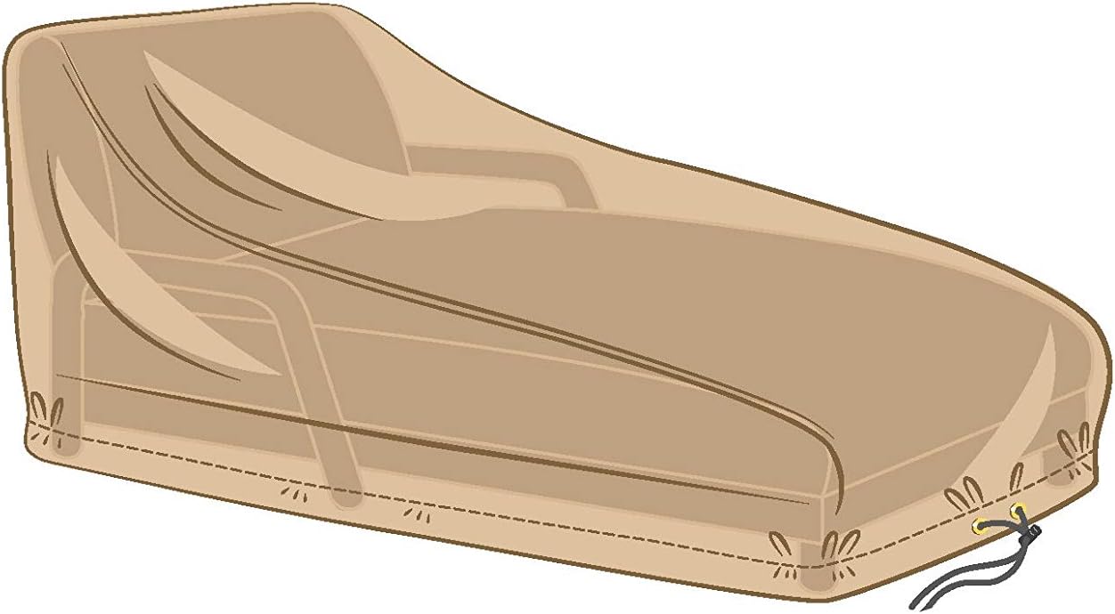 Garland Silver Lounger Cover, Black