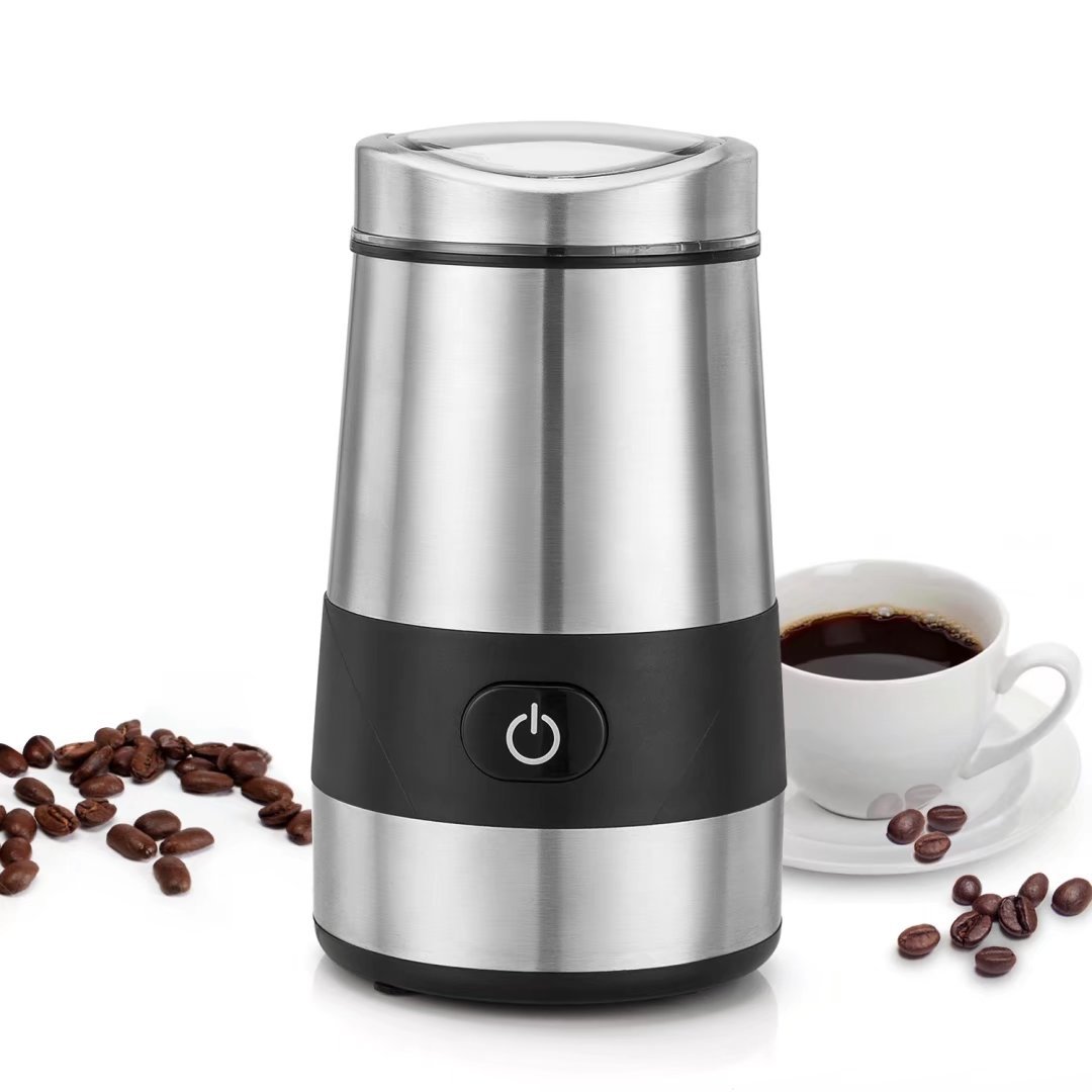 Foneso Molinillo Electrónico de Café W Frutos Secos y Semillas Color Plata