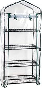 RAM 4 Tier Walk In Greenhouse Compact Grow House with Roll Up Door view 4