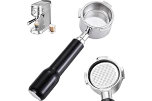 51mm Bottomless Portafilter Compatible for CASABREWS Espresso Machine CM5418, 3700 Series, Mr. Coffee Espresso and Cappuccino