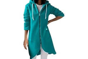 PIFAME Zip Up Hoodie Womens Hooded Full Zip Up Oversized Sweatshirts With Pockets Long Sleeve Casual Zip Up Jackets
