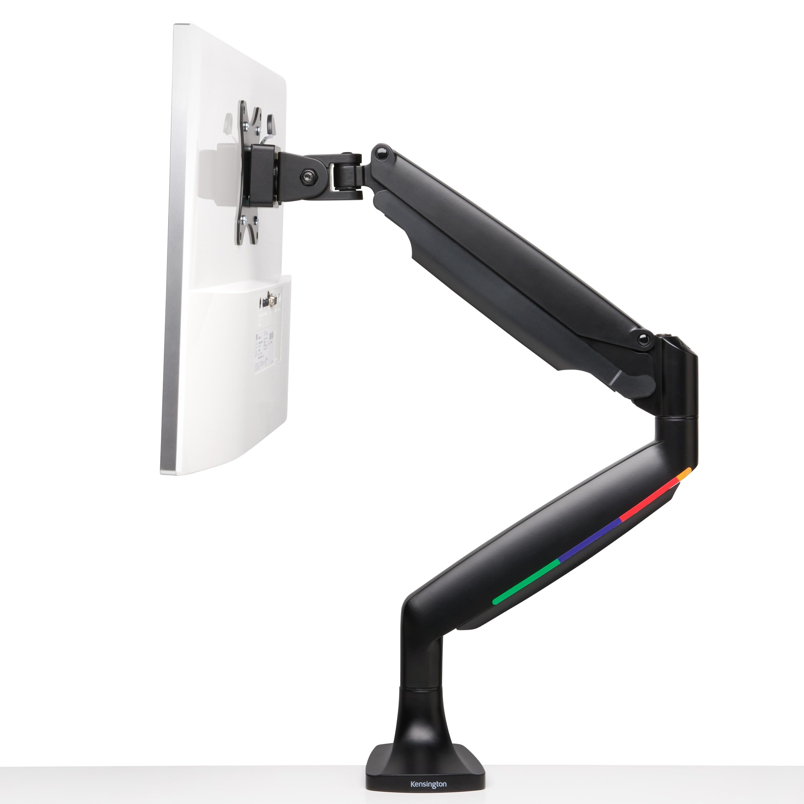Kensington ONETOUCH HEIGHTADJUST SNGL ARM BLK
