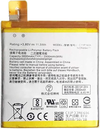 Amazon Pattaya Asus Zenfone 3 Laser Zc551kl 互換バッテリー C11p1606 電池パック モバイル バッテリー 通販 Amazon Pattaya Asus Zenfone 3 Laser Zc551kl 互換バッテリー C11p1606 電池パック モバイル バッテリー 通販